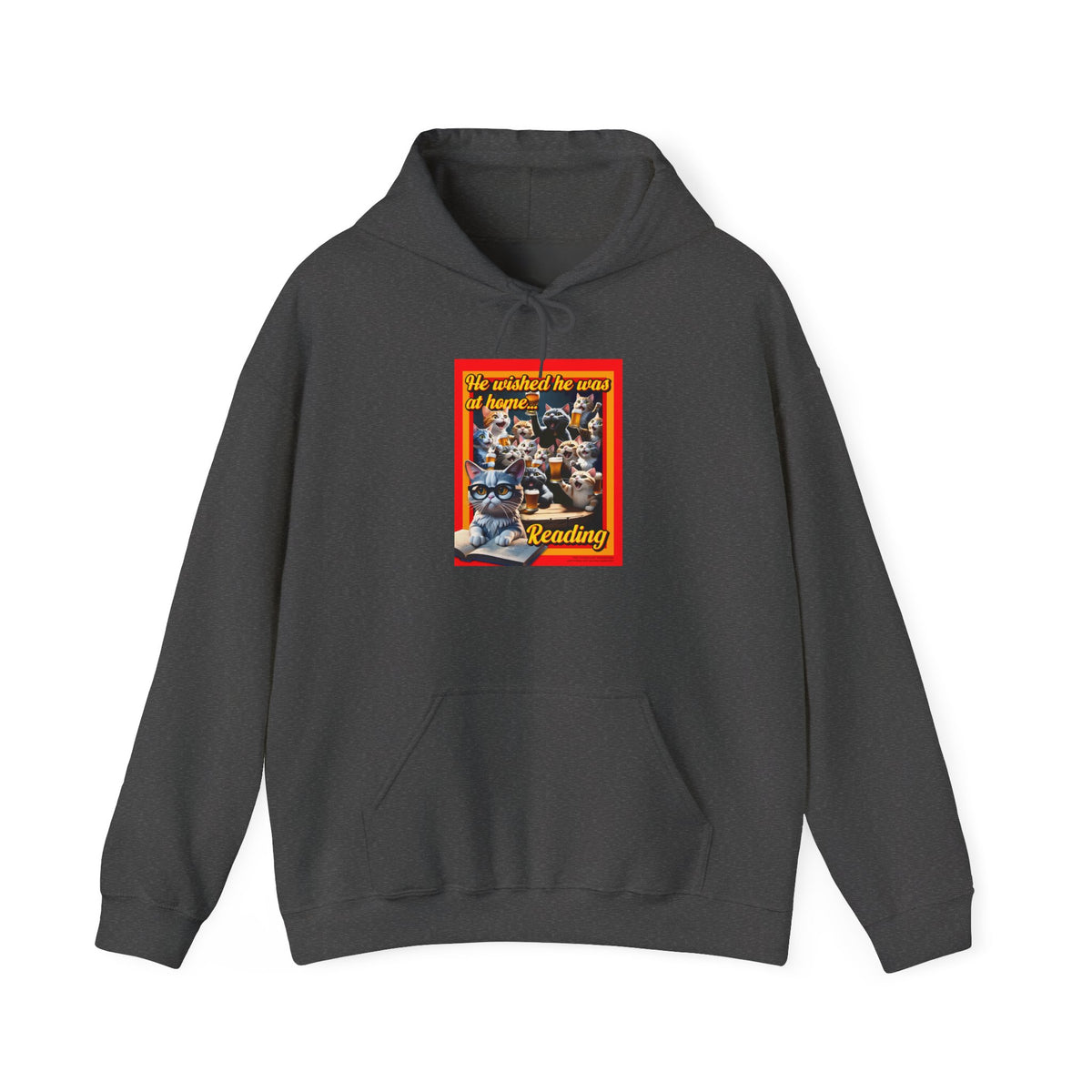 Cozy Reading Sweatshirt - Unisex Heavy Blend Hoodie for Book Lovers, Perfect Gift for Readers, Literary Apparel, Comfortable Lounge Wear