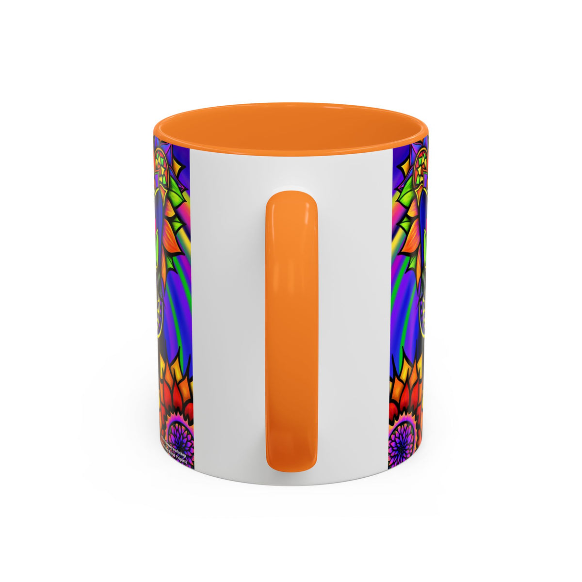 Psychedelic Cat Mug - Psychedelic Art Cup, Vibrant Coffee Mug, Unique Gift for Cat Lovers, Fun Home Decor, 11oz & 15oz Options