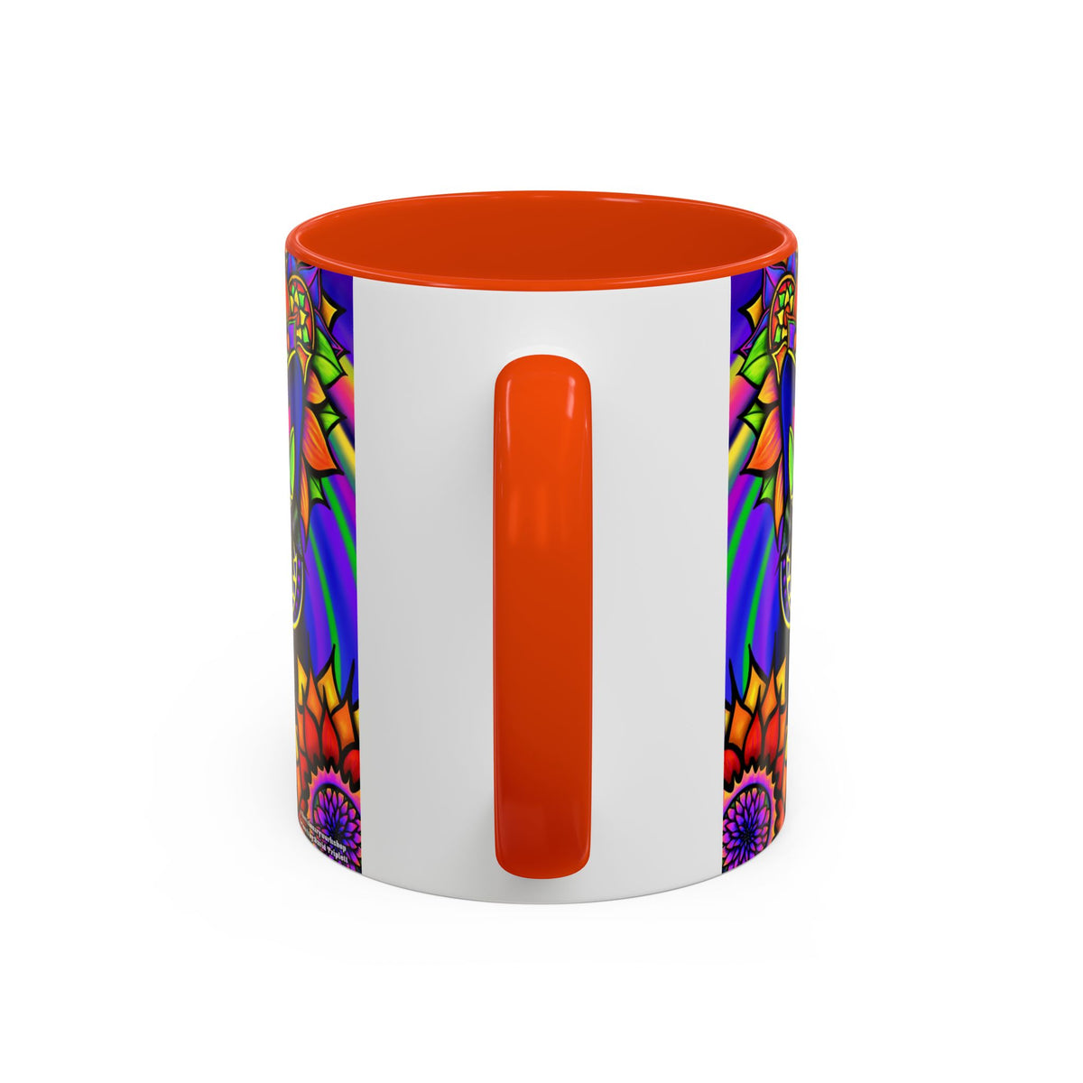 Psychedelic Cat Mug - Psychedelic Art Cup, Vibrant Coffee Mug, Unique Gift for Cat Lovers, Fun Home Decor, 11oz & 15oz Options