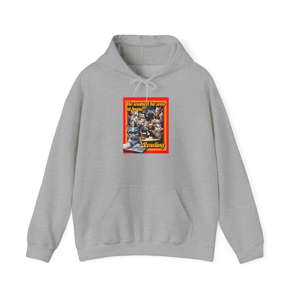 Cozy Reading Sweatshirt - Unisex Heavy Blend Hoodie for Book Lovers, Perfect Gift for Readers, Literary Apparel, Comfortable Lounge Wear
