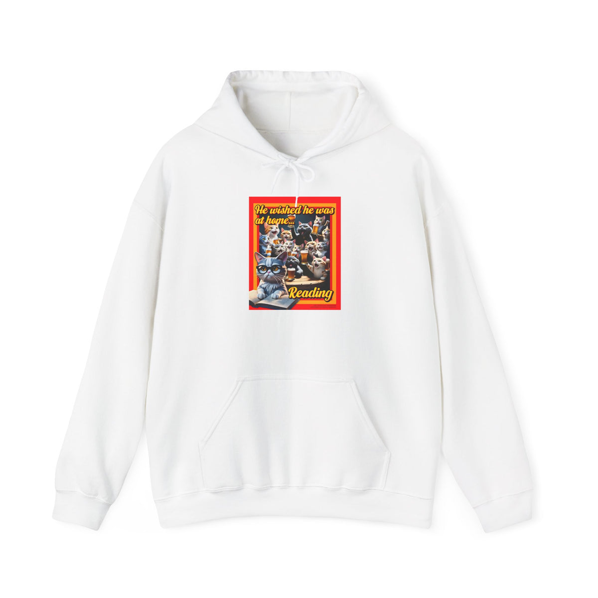 Cozy Reading Sweatshirt - Unisex Heavy Blend Hoodie for Book Lovers, Perfect Gift for Readers, Literary Apparel, Comfortable Lounge Wear